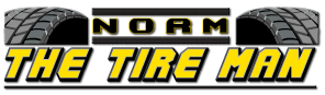Logo for Norm The Tire Man