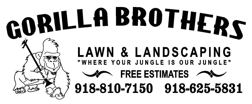 Gorilla Brothers Lawn and Landscape In logo