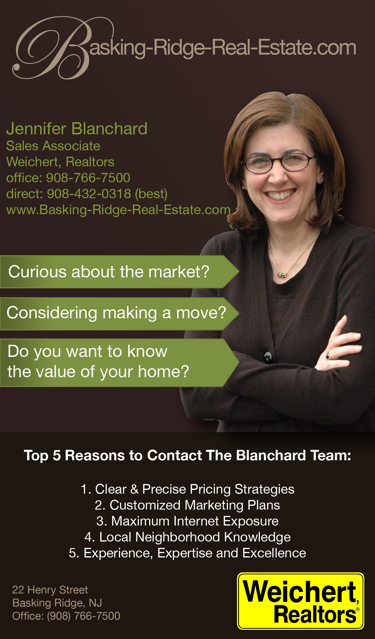 Jennifer Blanchard, Weichert, Realtors logo