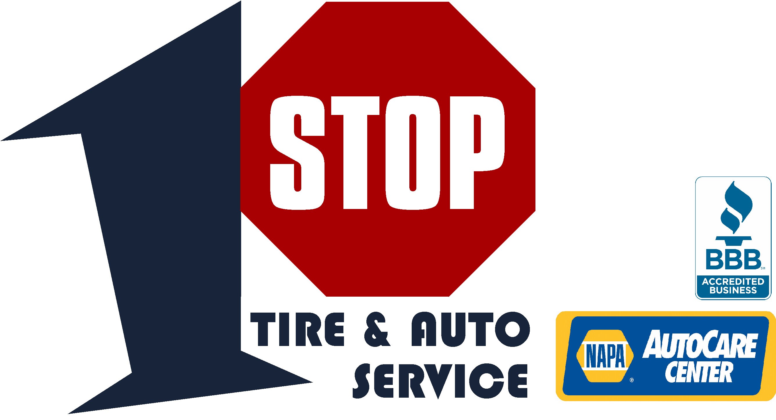 1 Stop Tire & Auto logo