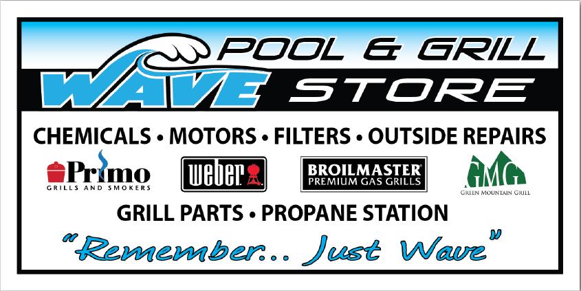 Logo for WAVE POOL & SPA SUPPLY STORE