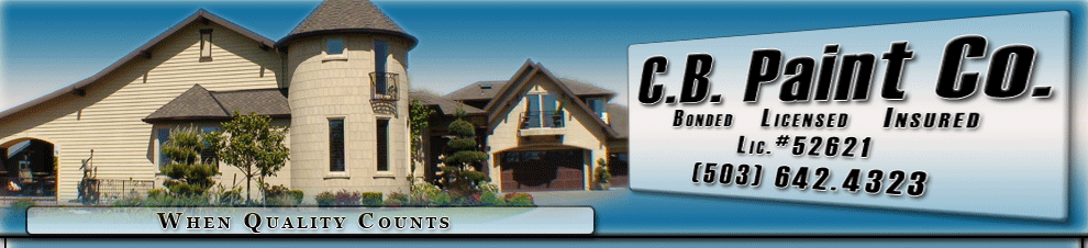 C B Paint Co. logo