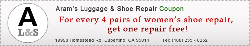 Aram's Luggage & Shoe Repair logo