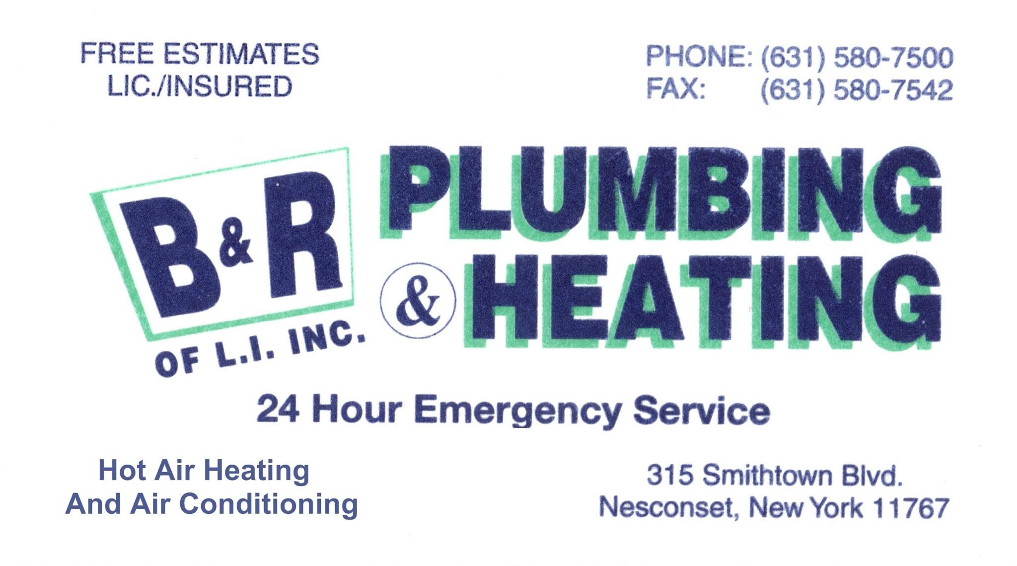 Logo for B&R Plumbing & Heating of LI Inc