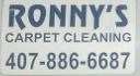 RONNY'S CARPET CLEANING logo