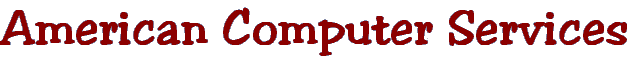 AMERICAN COMPUTER SERVICES logo