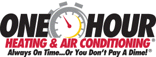 Apple Comfort's One Hour Heating & Air logo