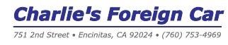 Charlies Foreign Car Service logo