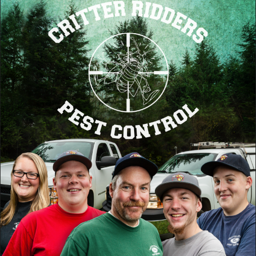 CRITTER RIDDERS PEST CONTROL logo
