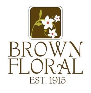 Brown Floral logo