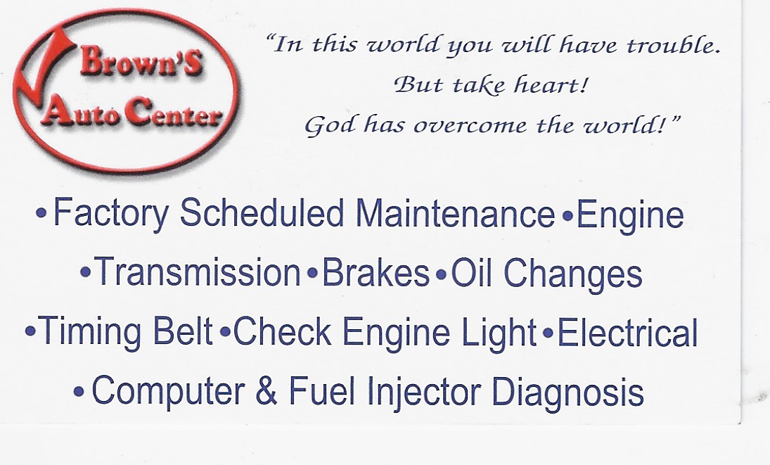 Brown’s Auto Center logo