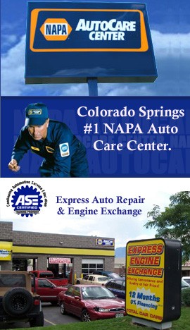 Logo for Express Auto Repair in Colorado Springs & Engine