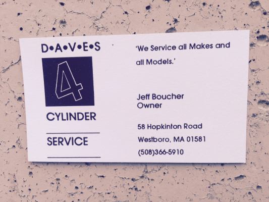 Daves 4 Cylinder logo