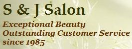 S & J SALON logo