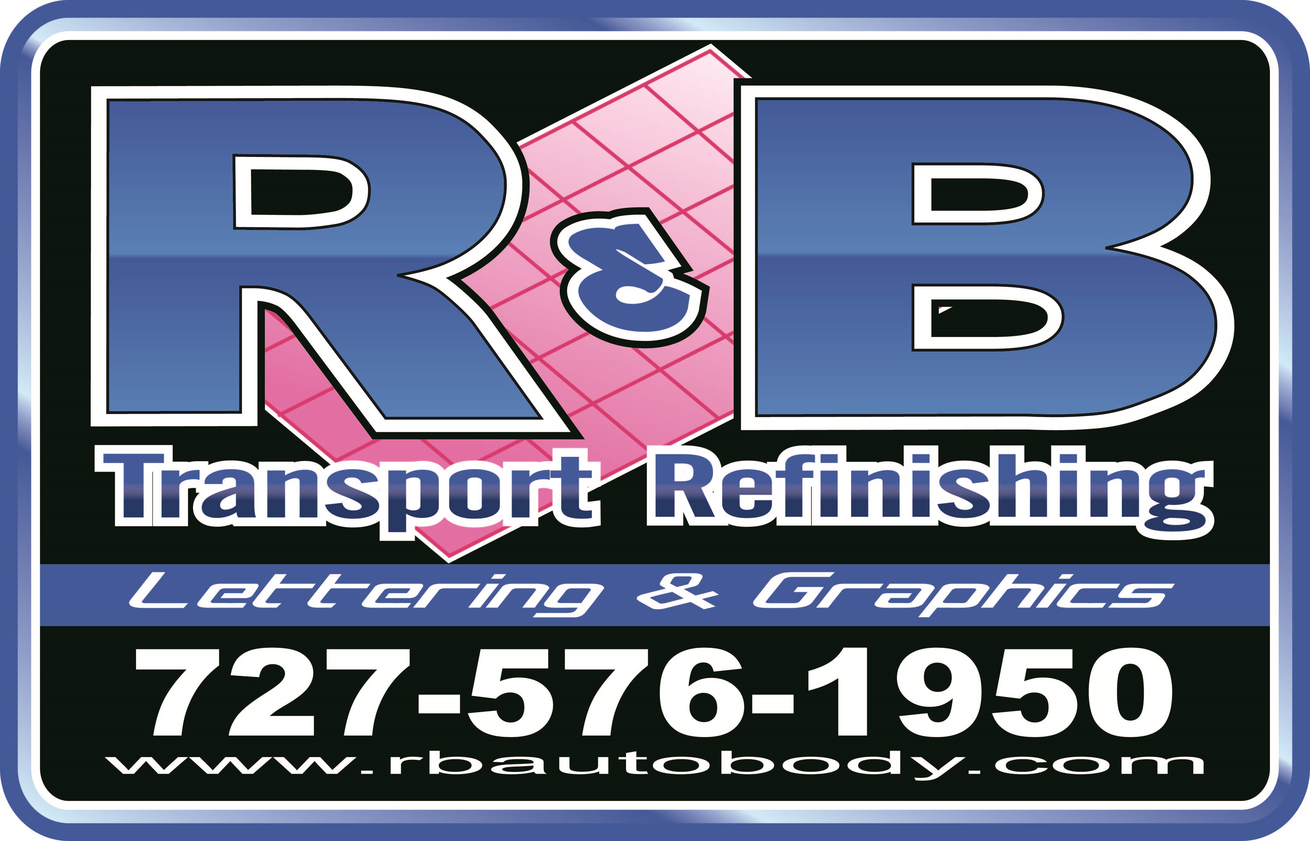 Logo for R & B Auto Body & Transport