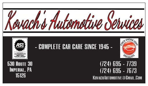 KOVACH'S AUTOMOTIVE SERVICES logo