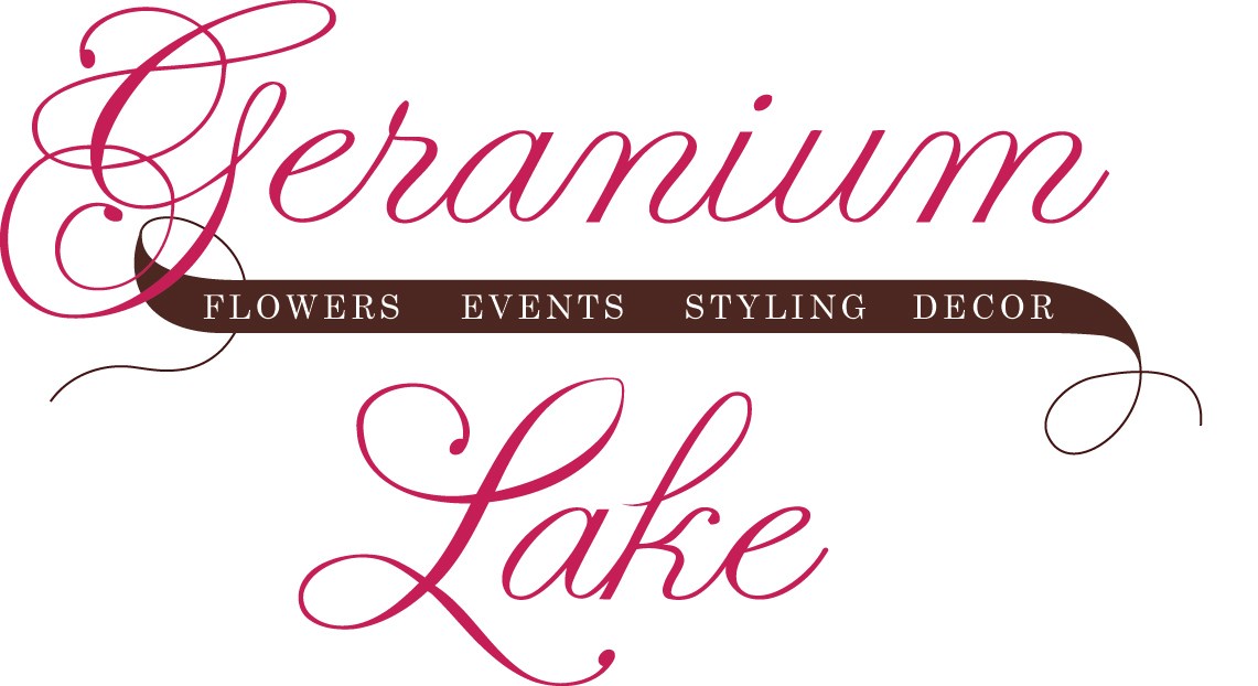 GERANIUM LAKE FLOWERS logo