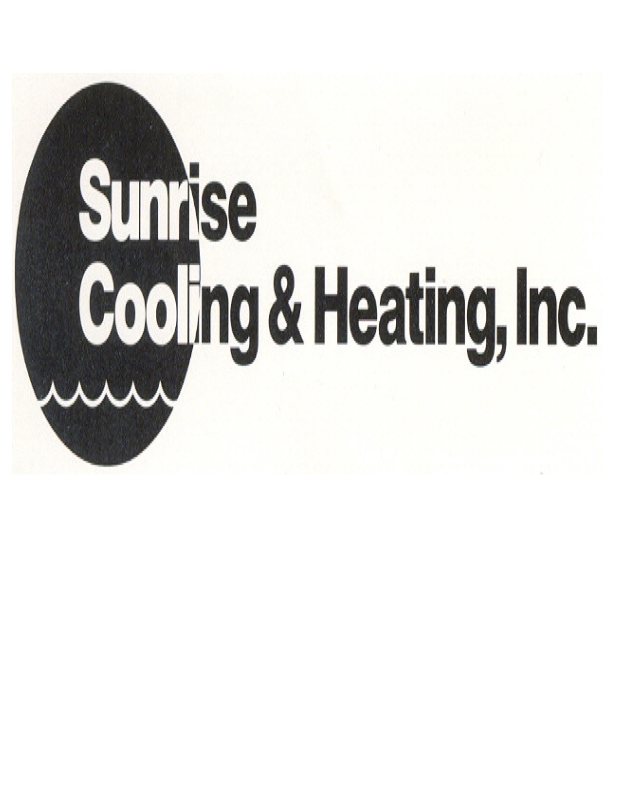Logo for Sunrise Cooling & Heating Inc