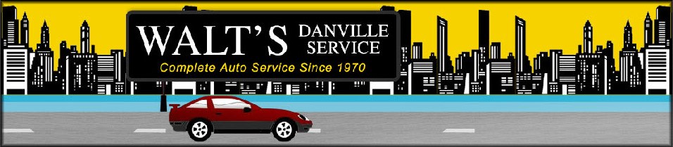 Walt's Danville Service logo