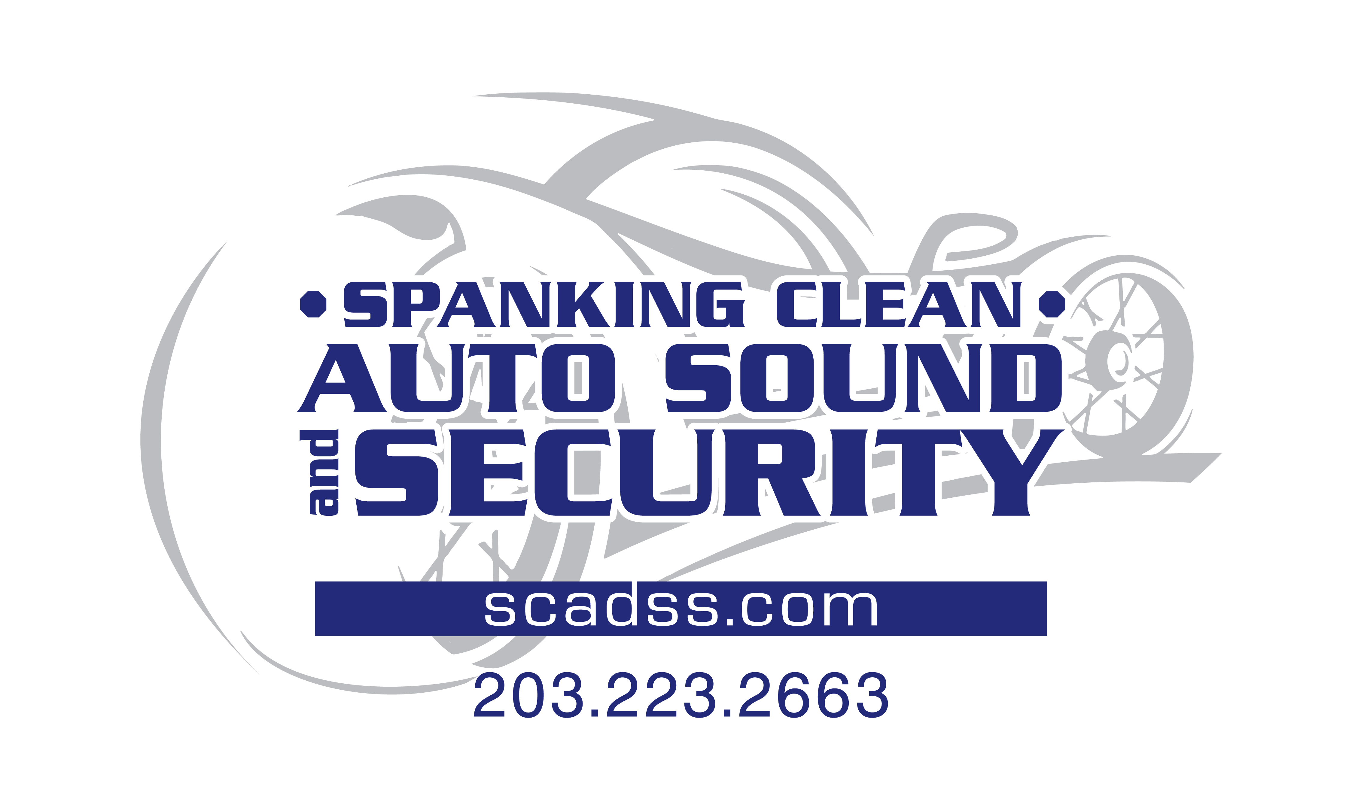 SPANKING CLEAN AUTO SOUND & SECURITY logo