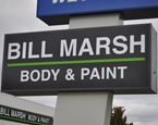 Logo for Bill Marsh Body Shop and Paint Center