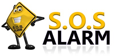 Logo for SOS ALARM CO