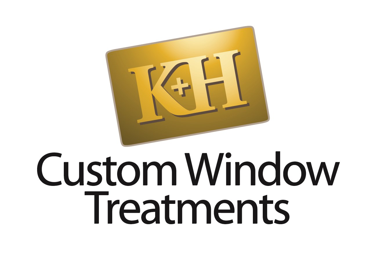 K & H CUSTOM WINDOW TREATMENTS logo