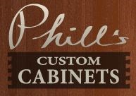 Phill's Custom Cabinets logo