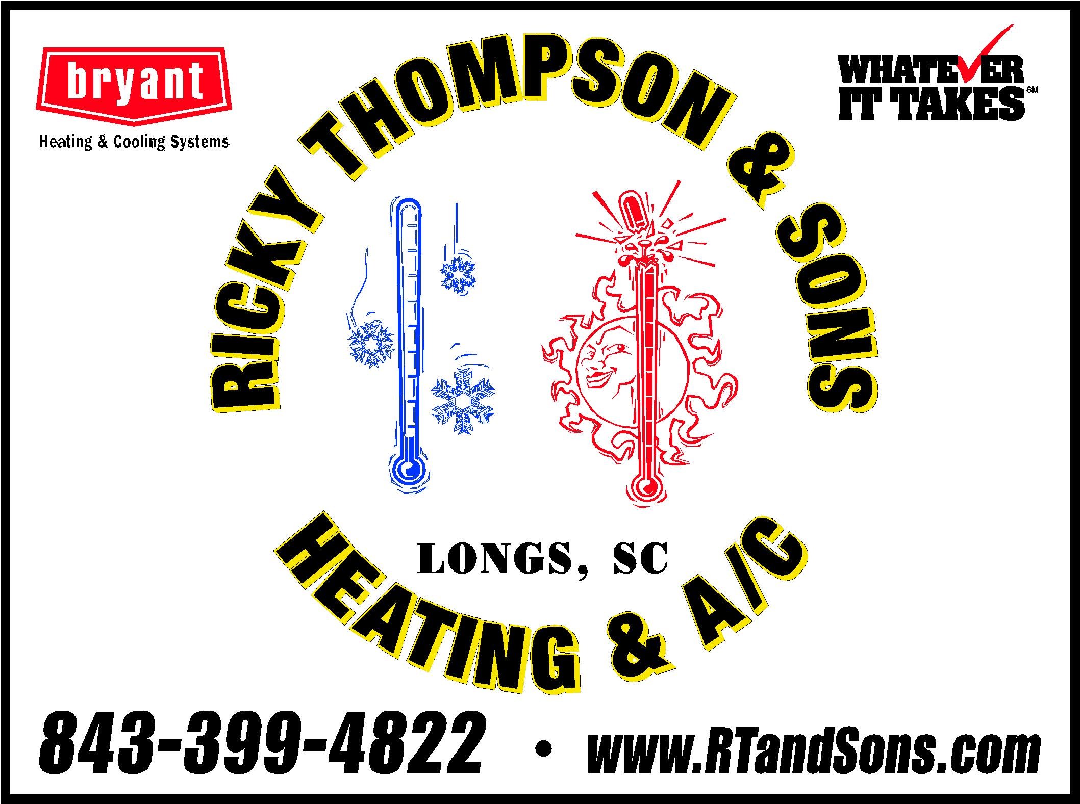 Logo for Ricky Thompson & Sons HVAC