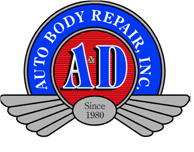 Logo for A & D AUTO BODY REPAIR INC