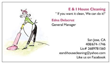 E & I House Cleaning logo