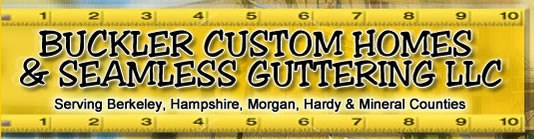 Buckler Custom Homes & Seamless Guttering LLC logo