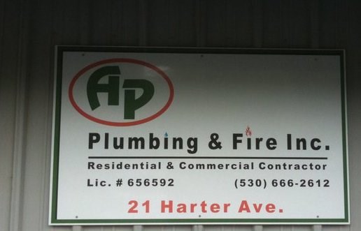 Logo for AP Plumbing and Fire Inc
