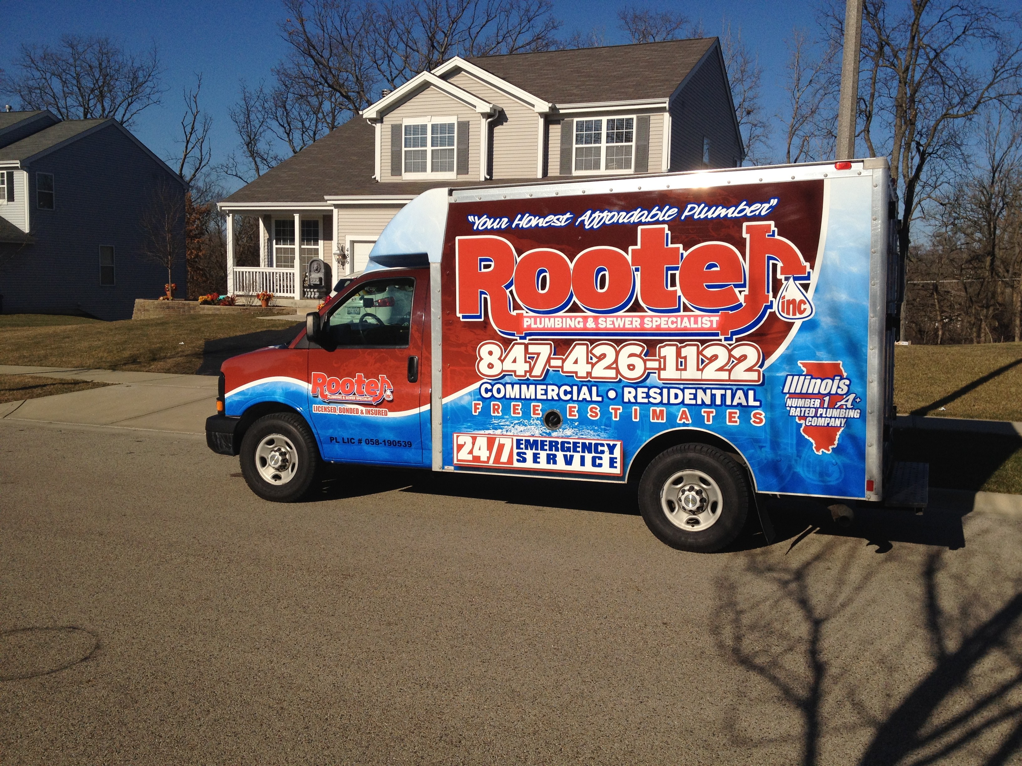 ROOTER,INC PLUMBING & SEWER logo