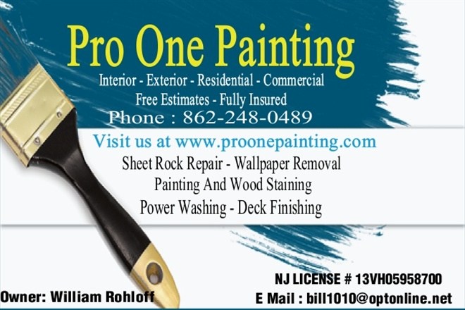 Pro One Painting logo