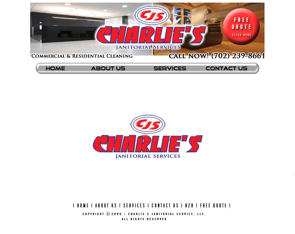 Charlie's Janitorial Services logo