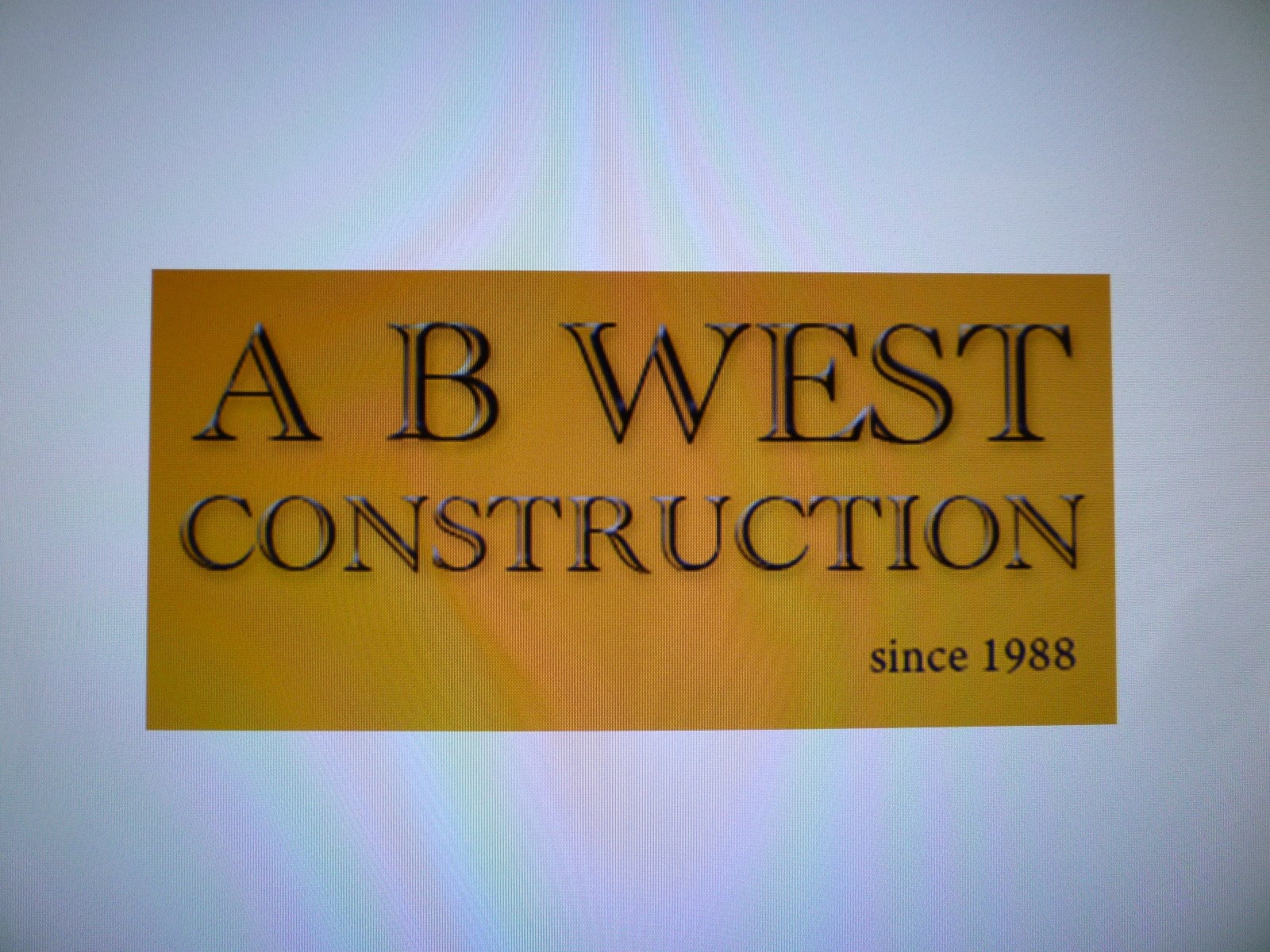 A B West Construction logo