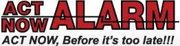 Logo for Act Now Alarm