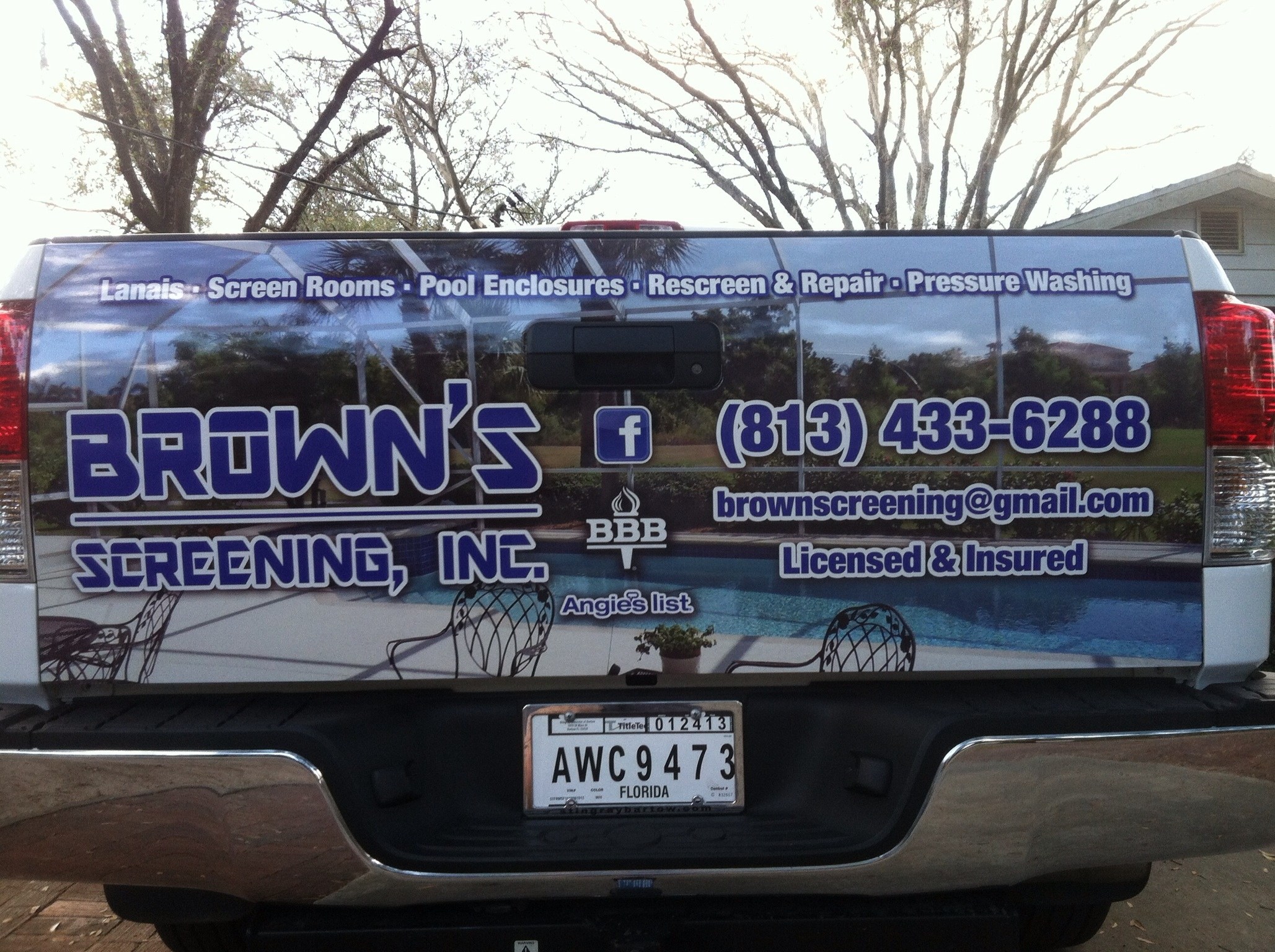 Brown's Screening Inc logo