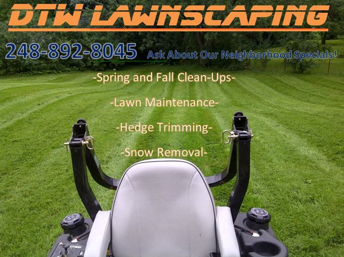 Logo for DTW Lawnscaping LLC