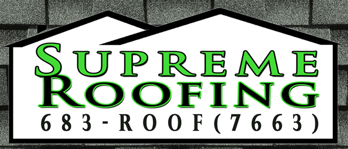 Logo for supreme roofing