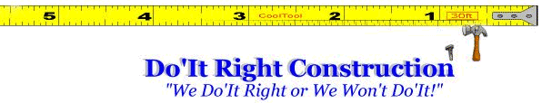 Do'It Right Construction logo