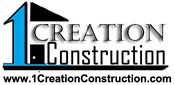 1 Creation Construction logo