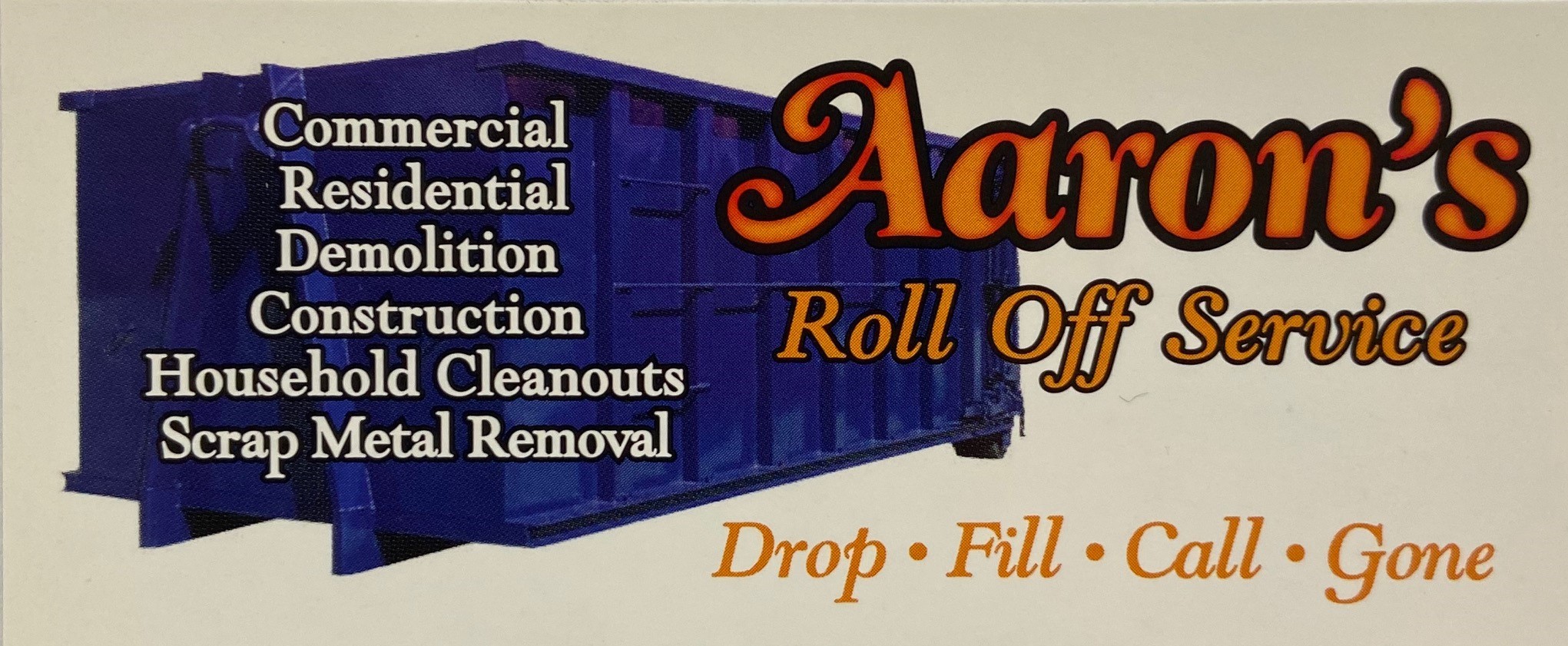 Aaron's Roll Off Service logo