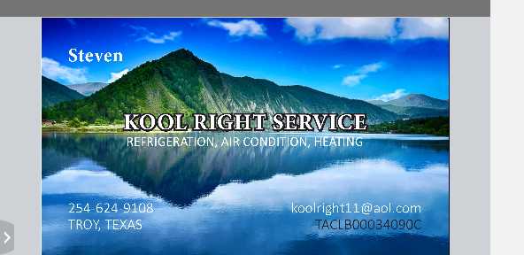 kool right service logo