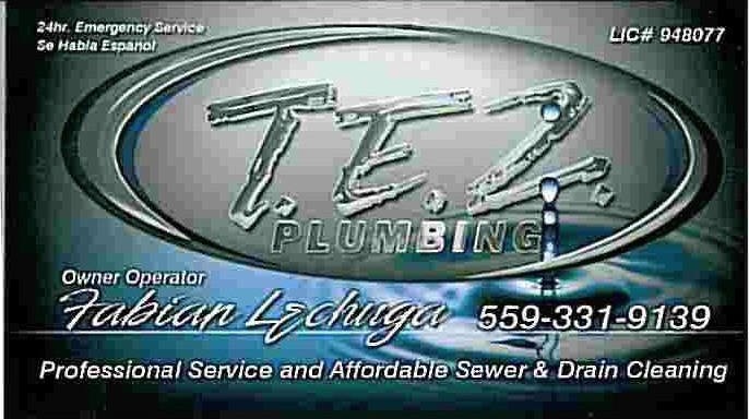Logo for TEZ Plumbing