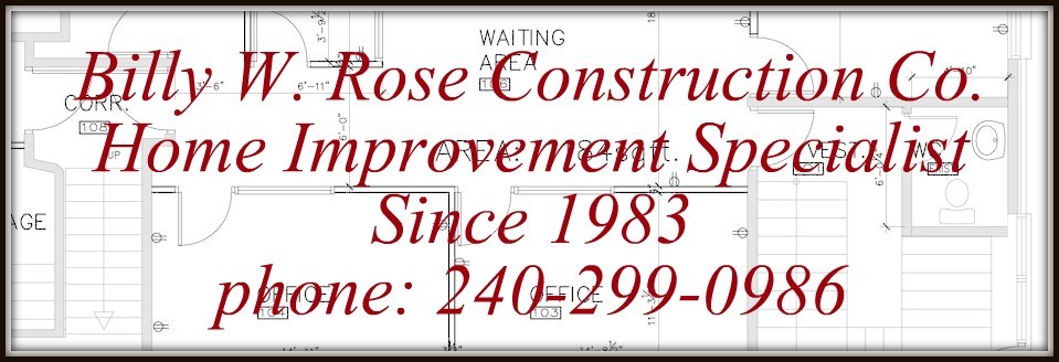 Billy W. Rose Jr. Construction Company logo