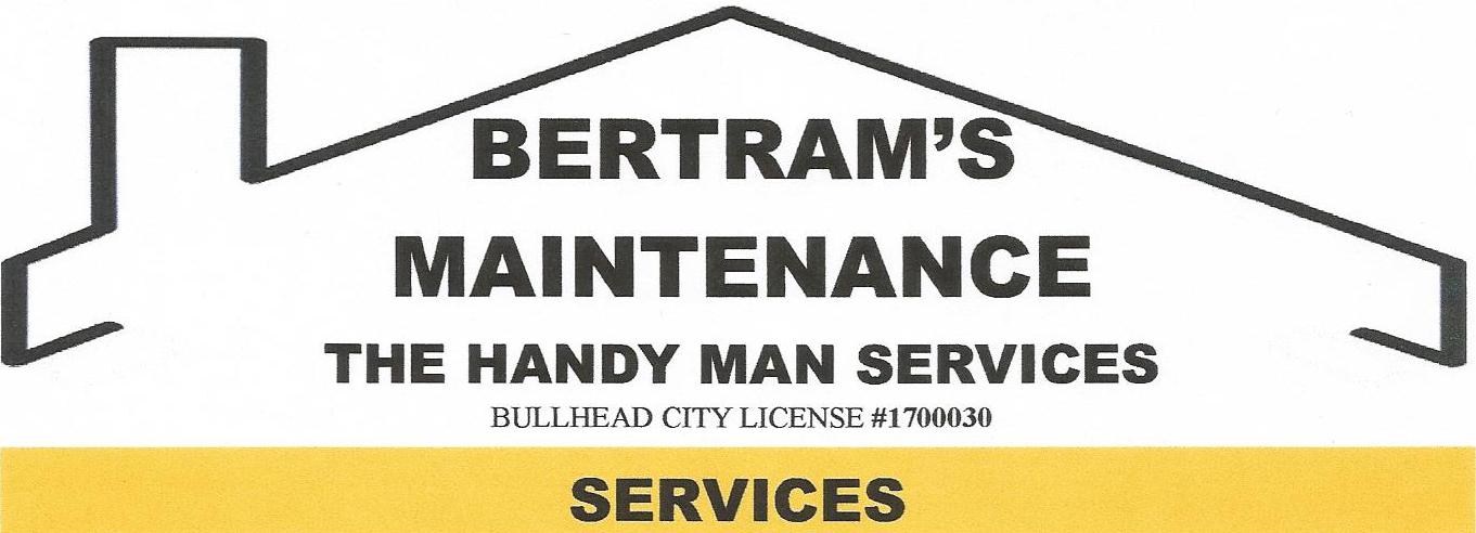 bertram's maintenance The Handyman logo