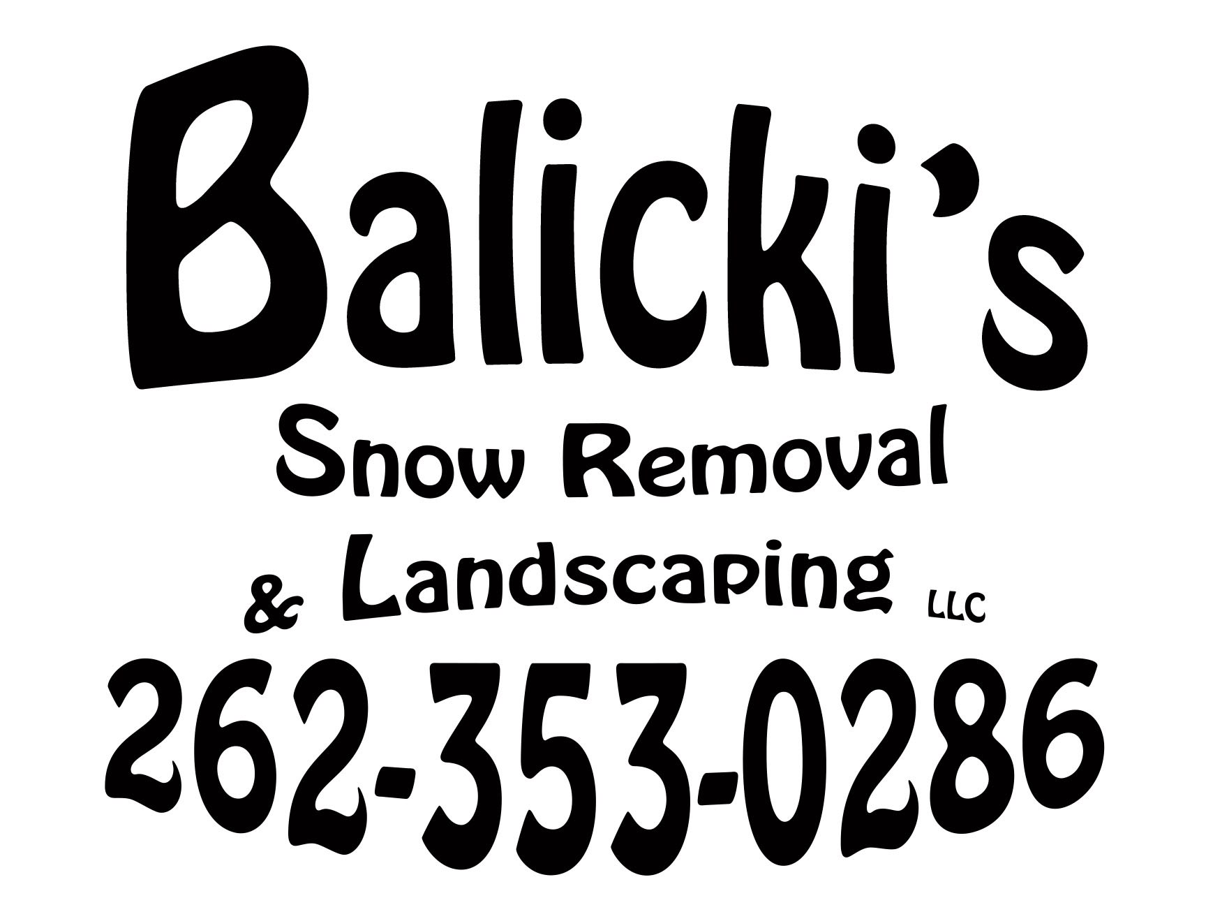 Balicki's Snow Removal & Landscaping LLC logo