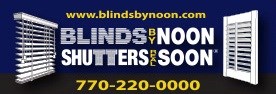 Blinds by Noon & Shutters Real Soon Inc logo